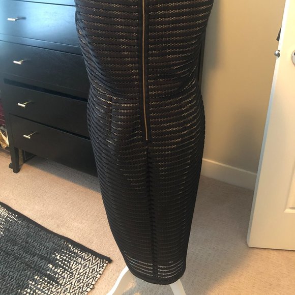 Amazing Black and Nude Dress- So Unique!! NWT - Picture 7 of 10